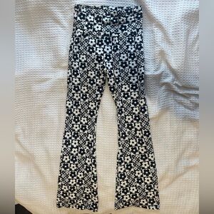 Retro Flower Flare Pants